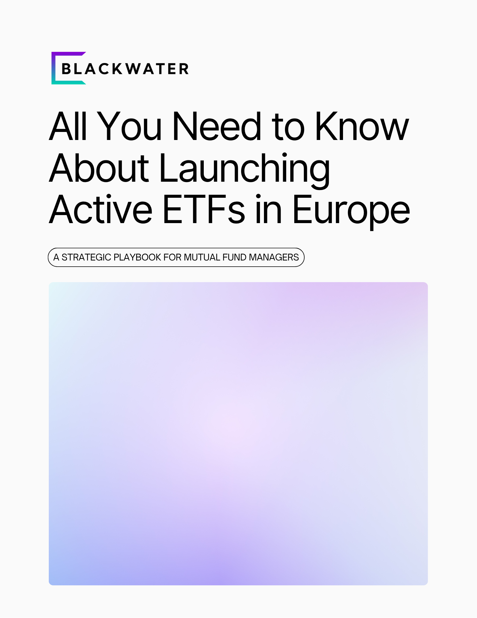 Final All you need to know about launching active ETFs