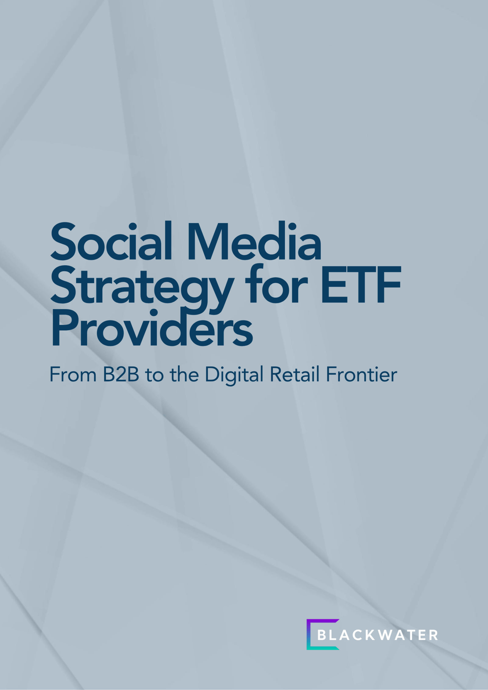 Social Media Strategy for ETF Providers