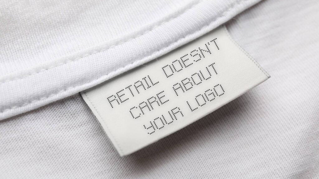 Retail doesn't care about your logo - newsletter header visual