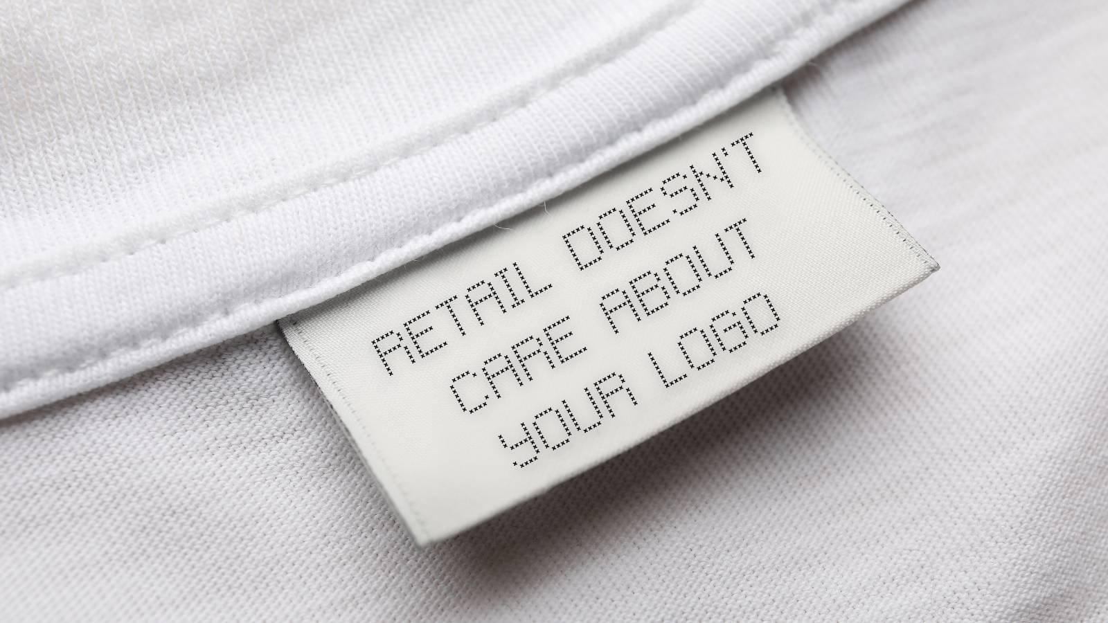 Retail doesn't care about your logo - newsletter header visual